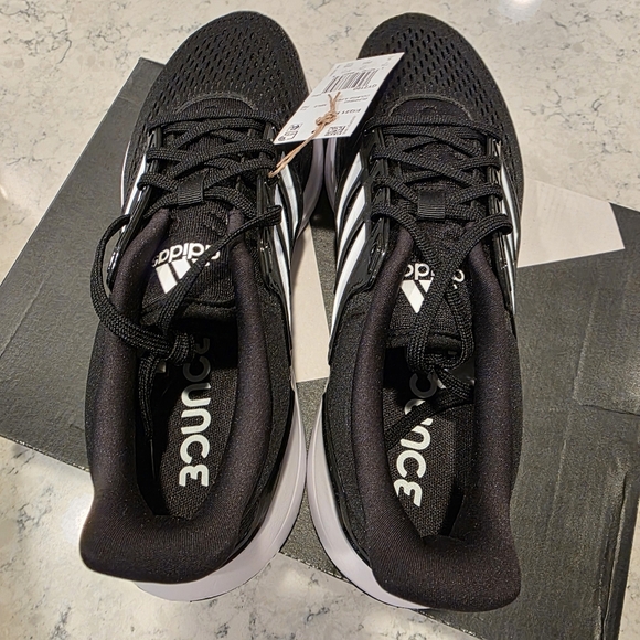 Adidas EQ21 Run 'Black White Running Shoe Size 8 Men's (Women's 9) NWT! - Picture 13 of 16